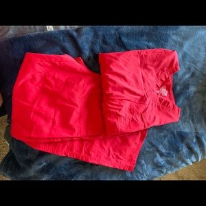 Red Cherokee Scrub Set:Unisex